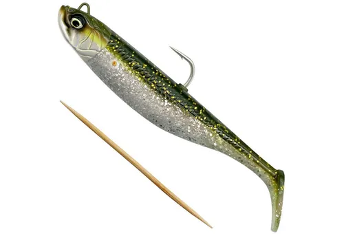 Savage Gear Kunstköder Savage Gear Minnow - 2 Gummifische + 1 Jigkopf