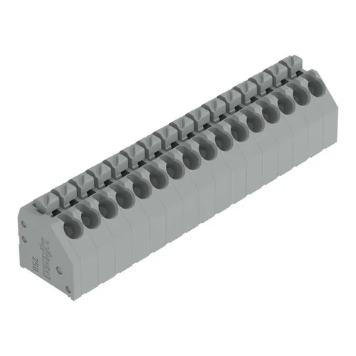 WAGO Leiterplattenklemme 250-116 - 16-polige Leiterplattenklemme mit Push-in CAGE CLAMP® für einfache und platzsparende Verdrahtung von eindrähtigen und feindrähtigen Leitern.