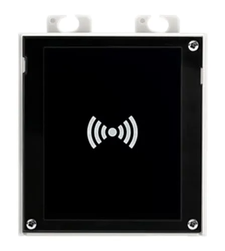 2N IP-Verso RFID Karten-Leser 13.56 MHz - RFID Kartenleser für Gebäudesicherheit, NFC ready für einfache und sichere Zutrittskontrolle.