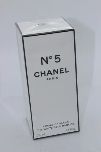 Chanel No. 5 250 ml Körperöl – Eleganz für Ihre Haut - Hochwertiges Körperöl mit dem ikonischen Duft von Chanel No. 5. Ideal zur Pflege und Verwöhnung Ihrer Haut. Ein Hauch von Luxus in 250 ml.