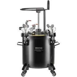 VEVOR Sprühfarbe Druckbehälter 20L - Rollbar und druckbeständig, ideal für effiziente Malerarbeiten und Leckreparaturen