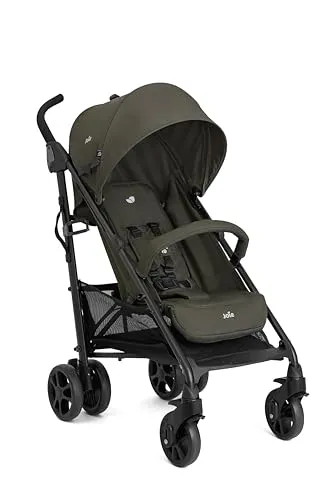 Joie brisk™ lx Buggy - Leichter Buggy für Kinder von Geburt bis 22 kg, mit flacher Liegeposition und großem Korb. Ideal für vielbeschäftigte Eltern: Einhand-Faltmechanismus für einfaches Verstauen und Transportieren.