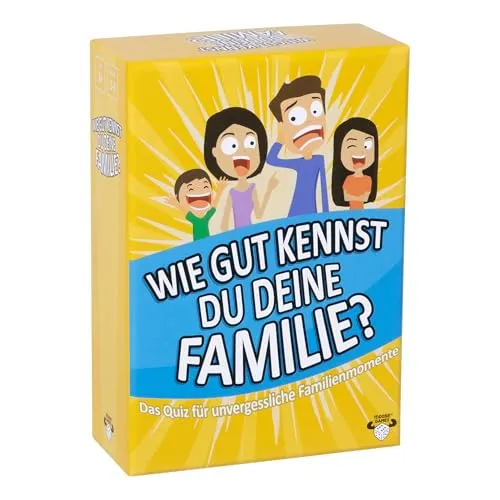 Moose Toys, Wie gut kennst du Deine Familie wirklich?, Partyspiel, ab 8+ Jahren, 3-8 Spieler, Deutsch