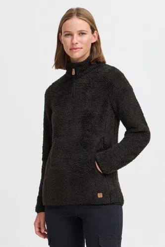 OXMO Troyer OXTelsonia Kuscheliger Teddy-Pullover - Entdecke den OXMO Teddy-Pullover mit Troyer-Kragen! Dieser Damenpullover vereint Komfort und Stil – ideal für vielfältige Outfits, von Jeans bis zum Mantel. Hochwertige Verarbeitung sorgt für eine perfekte Passform.