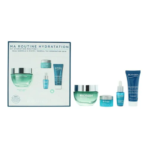 Biotherm Aquasource Hyalu Plump Gel 4 Piece Gift Set For Women