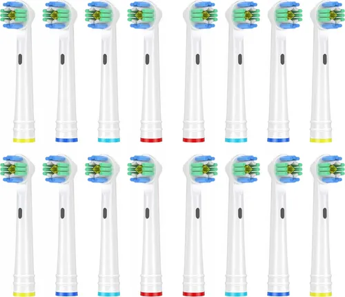 Ersatzbürsten Oral-B kompatibel 3D White 16 Stück Whitening Aufsätze