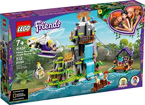 LEGO 41432 - Friends - Alpaka-Rettung im Dschungel - Bauklötze & Bausteine, spannendes Abenteuer mit Alpaka-Rettung und kreativen Spielmöglichkeiten für Kinder ab 16 Jahren.