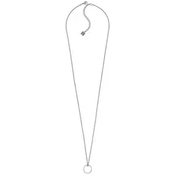KONPLOTT Kette mit Anhänger KONPLOTT Halskette Daily Glam 20mm pink Lemon Silber