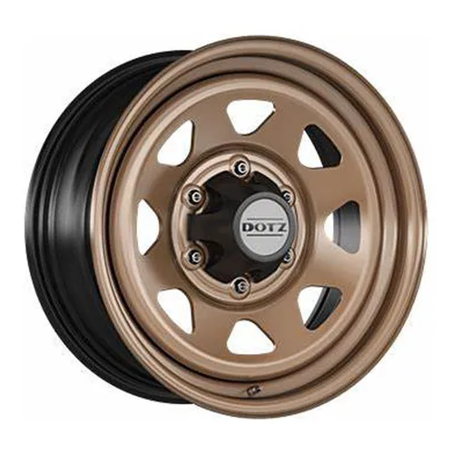 DOTZ DAKAR BRONZE 8.0Jx18 Felge - Alufelge in Bronze, 18 Zoll, für sportliches Fahrzeugdesign und bessere Fahrstabilität.