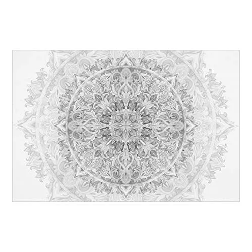 Bilderwelten Mandala Mustertapete Orientalisch inkl. Kleister 480x320cm - Vliestapete Made in Germany - Aquarell Tapete Schlafzimmer - Ornament Tapete - Mandala Tapete Wohnzimmer Flur T_3310