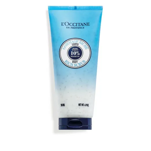 L'Occitane Shea Butter Ultra Rich Body Scrub 200 ml - Dusch- & Badeartikel, reichhaltiges Peeling mit Sheabutter für intensiv gepflegte und zarte Haut.