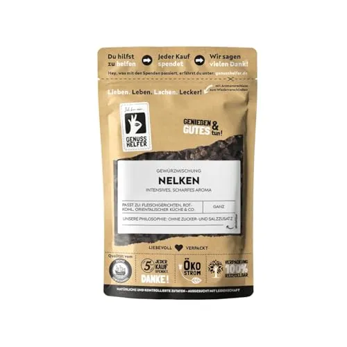 Bremer Gewürzhandel Nelken, ganz, zum Verfeinern von Speisen und Getränken, 45g