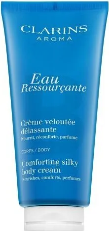 Clarins Eau Ressourcante Comforting Silky Body Cream - Tube 200ml - Damen Körpercreme mit beruhigender Formel, spendet intensive Feuchtigkeit und sorgt für ein samtweiches Hautgefühl. Ideal für die tägliche Pflege.