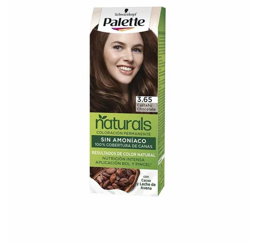 Schwarzkopf Haarpflege-Set PALETTE NATURAL tinte #3.65-castaño chocolate
