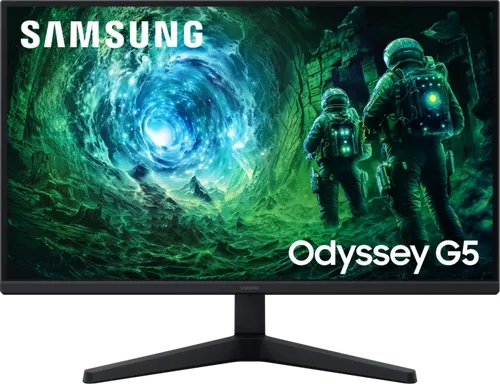 27" Samsung Odyssey G5 (G53F) Monitor - Erleben Sie Gaming in Höchstform mit dem 27" IPS-Monitor von Samsung. Mit Quad HD-Auflösung (2560 × 1440) und 200 Hz für flüssige Bilder, ideal für jedes Spiel.