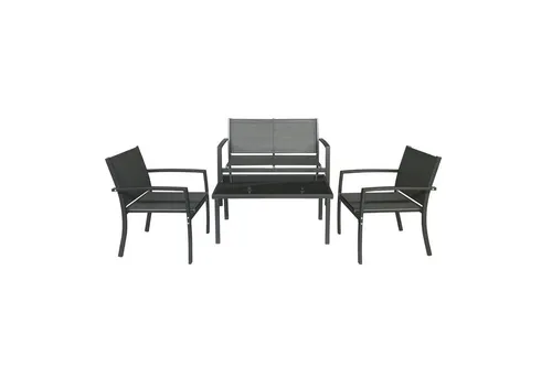 Haushalt International Gartentisch Lounge Set Tisch, Sofa und 2 Stühle (1-St)