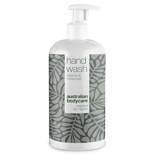Antibakterielle Teebaumöl Handseife 500 ml by Australian Bodycare - Für trockene, rissige, schwitzige & juckende Hände - Natürliche Seife mit Tea Tree Oil - 100% Vegan