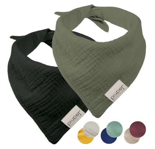 Piupet Tier-Halstuch Hundehalstuch I 2er Set Hundehalstücher I Hundezubehör I 58x40x40cm, zum Binden