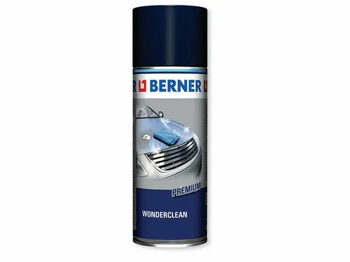 Berner Wonderclean Sprühdose Reiniger für Lackierte Flächen 400 ml - Autopflege & Motorradpflege – Effektive Außenreinigung mit Pflegewirkung für lackierte Flächen, sorgt für strahlenden Glanz und Schutz.
