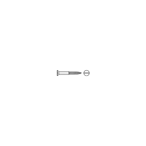 DIN 97 Senkkopf-Holzschraube 6x20 Messing blank Schlitz, 200 Stück - Hochwertige Holzschrauben aus Messing, ideal für rustikale Projekte. Robuste Senkkopf-Form für eine perfekte Oberfläche, 200 Stück im praktischen Set.