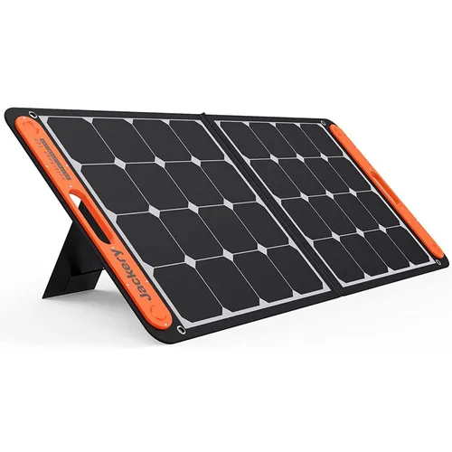 Jackery Foldable Solar Panel SolarSaga 100 - Flexibles 100W Solarpanel, ideal für Camping und Outdoor-Aktivitäten, wetterfest und mit MPPT-Technologie für optimale Energieausbeute.