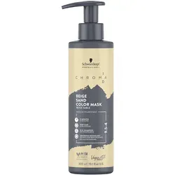 Schwarzkopf Professional ChromaID Color Mask 9.5-4 Beige Sand 300 ml - Vielseitige Haarmaske für intensive Farbauffrischung und Pflege in einem Schritt. Die Fibrebond-Technologie sorgt für geschmeidiges Haar und gleichmäßige Farbergebnisse in nur 10 Minuten.