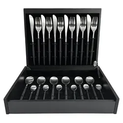 ASA MIO Besteckset 24tlg mit Kasten - Das stilvolle 24-teilige ASA MIO Besteckset aus Edelstahl vereint modernes Design mit Alltagstauglichkeit. Der praktische Holzkasten ermöglicht eine geordnete Aufbewahrung und bringt Eleganz auf jeden Tisch. Ideal für jeden Anlass.