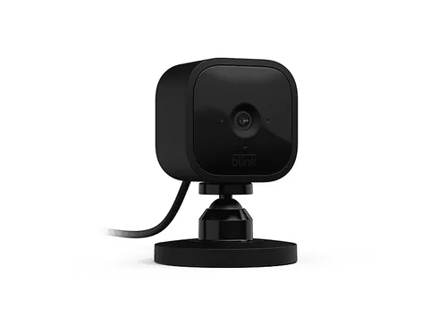 BLINK MINI 1 KAMERA SYSTEM Schwarz, intelligente Überwachungskamera - Amazon Alexa Geräte mit 1080p-HD-Video, Bewegungserfassung und Zwei-Wege-Audio für optimale Sicherheit und Kontrolle in Ihrem Zuhause.