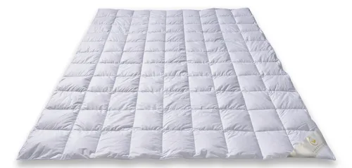 EIDERDREAM Eiderdaunendecke 155 x 220 cm – Exklusive Sommerdecke aus 100 % Eiderdaunen - EIDERDREAM Eiderdaunendecke – Für erholsamen Schlafkomfort. Diese leichte und anschmiegsame Decke aus handverlesenen Eiderdaunen sorgt für ein angenehmes Schlafklima. Ideal für warme Nächte und höchste Ansprüche.