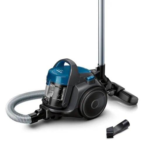 Bosch Staubsauger beutellos Clean n Serie 2 BGC05A220A - Kompakter Bodenstaubsauger mit AirCycle Technology, effektive Reinigung und hygienische Ausblasluft