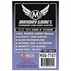 Mayday Games Standard XXL Super Large Sleeves (100 Stück) 101.5x153mm - 7157 - Kartenhüllen 303069