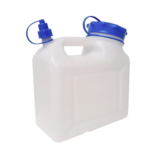 Hünersdorff Weithalskanister 6L - 817110 - Robuster 6L Kanister mit weitem Hals, ideal für das einfache Befüllen und Entleeren von Flüssigkeiten.