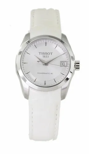 Tissot T-Lady COUTURIER AUTOMATIC Uhr T035.207.16.031.00 - Elegante Damen-Armbanduhr von Tissot mit Powermatic 80 Automatikwerk, 80 Stunden Gangreserve und kratzfestem Saphirglas – für stilbewusste Frauen.