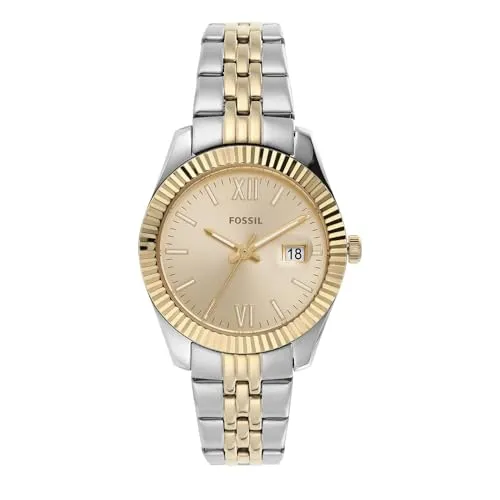 Fossil Damenuhr Scarlette Mini ES4949 - Elegante Armbanduhr für Damen mit 32mm Edelstahlgehäuse und Quarzwerk, wasserdicht bis 50m – ideal für jeden Anlass.