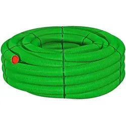 Kunststoff-Flexrohr 75 mm - Antistatisch & Antibakteriell - Flexibles Lüftungsrohr 75 mm, 50 m, ideal für Hygiene- und Klimaanwendungen. Antistatisch und antibakteriell, perfekt für die Luftverteilung in Betondecken.