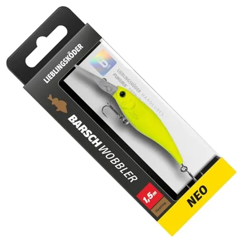 Lieblingsköder Barschwobbler 6cm 5,3g - Wobbler, Farbe Lieblingsköder:Neo