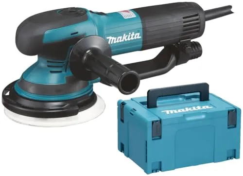 Makita BO6050J - Exzenterschleifer 750 W, leistungsstark und vielseitig für perfekte Oberflächenbearbeitung