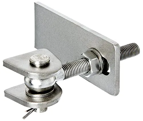 ALBERTS Torband M16 Edelstahl 146 mm verstellbar - Türsicherungen, hochwertiges Edelstahl-Torscharnier, verstellbar für optimale Anpassung und Langlebigkeit