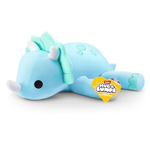 Hug-A-Lumps Dino (Delilah), Kuscheliges weiches beruhigendes Plüschspielzeug, Gewichtsplüschspielzeug 1,5 kg (35 cm), (Dino)