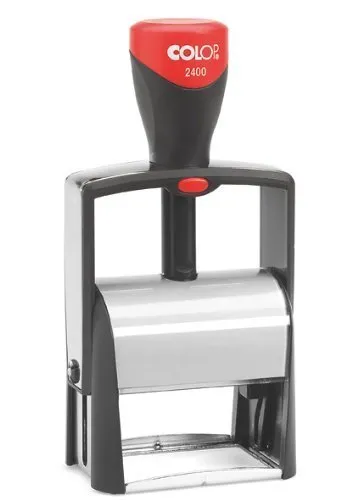 COLOP Textstempel Classic 2400 - 6-zeilig mit Gutschein - 6-zeiliger Textstempel für individuelle Stempeltexte, ideal für Büro und Gewerbe - praktisch und vielseitig einsetzbar.