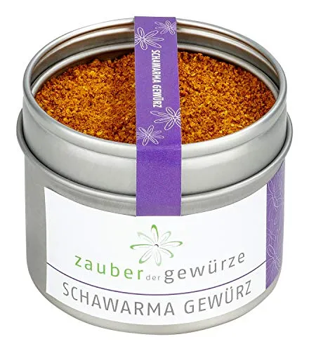 Zauber der Gewürze Shawarma Gewürz, Schawarma Gewürz, arabische Gewürzmischung für die orientalische Küche, Levante Küche, Grillgewürz, 50 g