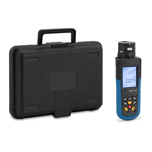 Steinberg Systems Geigerzähler SBS-RS-9000 - Präzises Strahlungsmessgerät für α, β, γ und Röntgenstrahlung mit Bluetooth-Schnittstelle. Speichert bis zu 4000 Messwerte und bietet ein großes LCD-Display für einfache Bedienung. Ideal für professionelle Anwendungen.