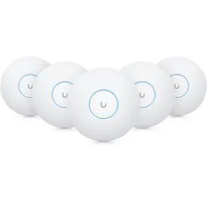 Ubiquiti U7 Pro WiFi 7 Access Point 5er Pack - Access Points für maximale WLAN-Leistung mit bis zu 9.300 Mbit/s, ideal für große Flächen bis 140m². Perfekt für moderne Netzwerkanforderungen.