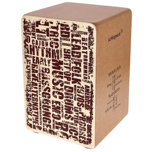 SCHLAGWERK CP86 Rudiments Styles Medium Cajon - Percussion-Instrument mit vielseitigen Klangmöglichkeiten, ideal für kreative Musiker und Live-Performances.