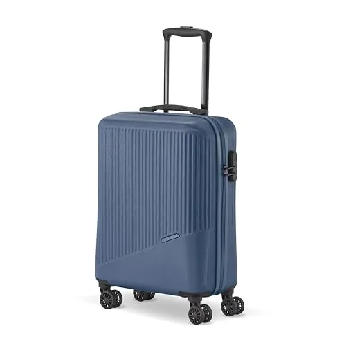 Travelite Bali 4-Rad Handgepäck Koffer 55 cm - Robuster ABS Hartschalen Trolley, 37 Liter Volumen und IATA-konform für stressfreies Reisen
