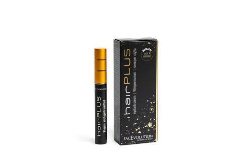 facevolution HairPlus Wimpernserum 4,5ml - Mascaras - Revolutionäres Wimpernserum für längere, dichtere Wimpern und Augenbrauen, ganz ohne Hormone. Maximale natürliche Ergebnisse in nur 3-4 Monaten.
