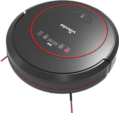 VILEDA Saugroboter VR 302 - Hochleistungs-Staubsauger für jeden Boden - Saugroboter für Hartböden & Teppiche, mit 4 Reinigungsmodi und Hochleistungsfilter für Allergiker. Bis zu 90 Minuten Laufzeit und automatische Rückkehr zur Ladestation.