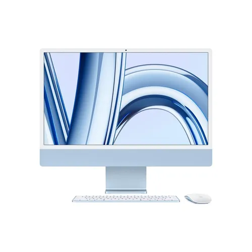 Apple iMac Blau 24 Zoll, M3, 8-Core-CPU, 10-Core-GPU, 8GB, 256GB SSD #1906924