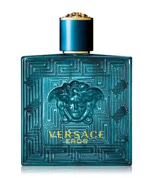 Versace Eros After Shave Lotion 100 ml - Rasurpflege mit kühlender Wirkung, desinfiziert und beruhigt die Haut nach der Rasur. Angereichert mit sinnlichen Duftnoten von Minze, Tonkabohne und Zedernholz für ein maskulines Erlebnis.