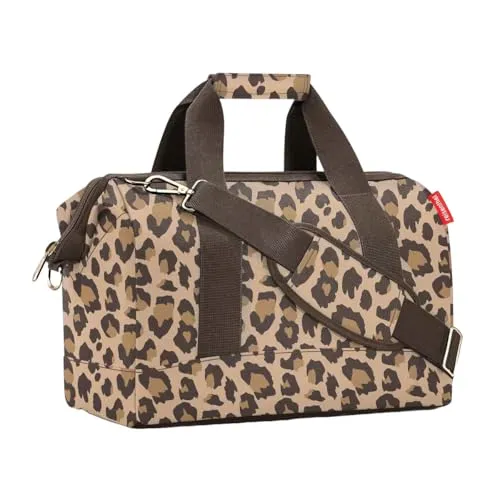 REISENTHEL Einkaufsshopper allrounder M - Leo Macchiato, 18L Volumen, robust und leicht für den täglichen Einkauf oder als Reisetasche